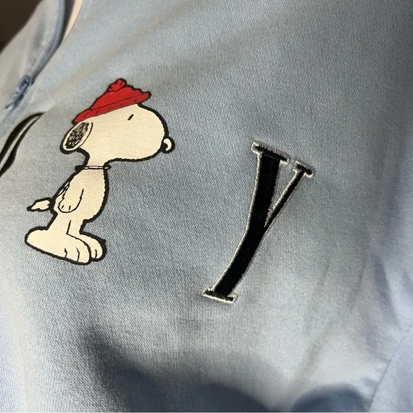 SNOOPY Light Blue Sweatshirt Outfit Set Size Medium - Picture 7 of 16